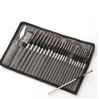 Без бренда «Коробка 50 шт.: Набор кистей для рисования в чехле, премиум набор (23 нейлоновых кисти, 1 мастихин)» в Твери