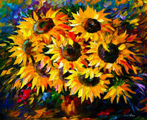 Без бренда «Собранный букет подсолнухов» в Твери