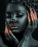 Без бренда «Портрет с золотыми ногтями» в Твери