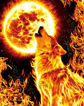 Без бренда «Огненный волк воет на луну (20шт)» в Твери