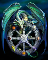 Без бренда «Коробка 20 шт: Дракон на магическом круге» в Твери