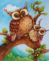 Без бренда «Совёнок с совой на ветке» в Твери