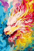 Без бренда «Разноцветный огненный дракон» в Твери в интернет-магазине  Без бренда «Разноцветный огненный дракон» в Твери