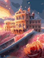 Без бренда «Сказочный дворец в окружении роз» в Твери в интернет-магазине Без бренда «Сказочный дворец в окружении роз» в Твери