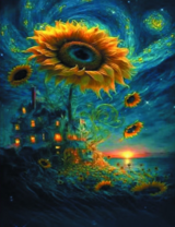 Без бренда «Фэнтези сюжет с подсолнухом» в Твери в интернет-магазине  Без бренда «Фэнтези сюжет с подсолнухом» в Твери