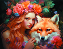 Без бренда «Рыжая девушка и рыжая лисица» в Твери