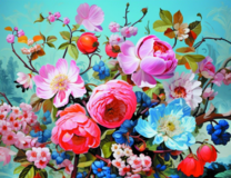 Без бренда «Пионы и другие цветы» в Твери в интернет-магазине  Без бренда «Пионы и другие цветы» в Твери