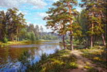 Без бренда «Хвойный лес и река» в Твери в интернет-магазине  Без бренда «Хвойный лес и река» в Твери