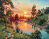 Без бренда «Вид на реку на закате» в Твери в интернет-магазине  Без бренда «Вид на реку на закате» в Твери