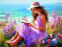 Без бренда «Девочка читает на берегу» в Твери